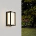 Φωτιστικό Φανάρι Επίτοιχο LED 12W 800lm 3000Κ Θερμό Φως Αλουμινίου Ανθρακί IP65 Isabella